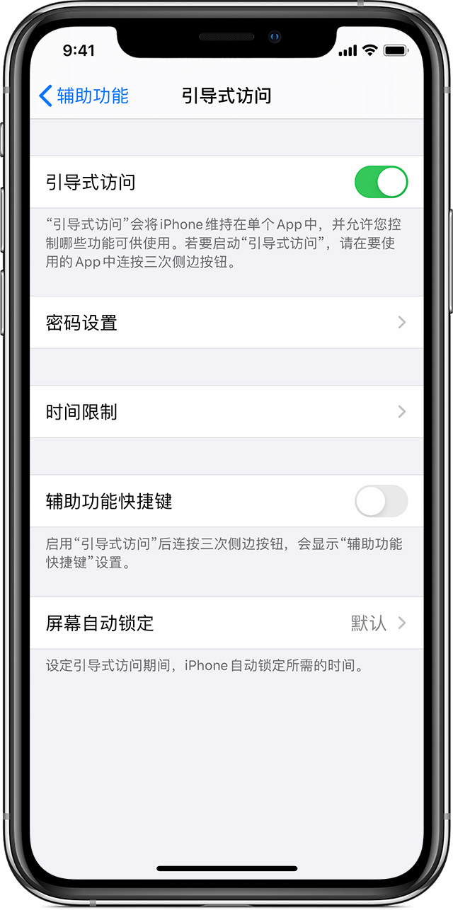 河源苹果手机维修分享如何在 iPhone 上退出引导式访问 