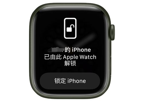 河源苹果手机维修分享用 AppleWatch 解锁配备面容 ID 的 iPhone方法 