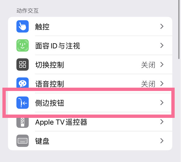 河源苹果14维修店分享iPhone14 Plus侧键双击下载功能关闭方法 