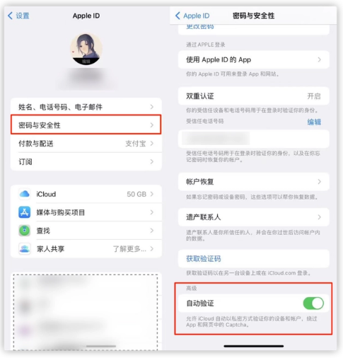 河源苹果手机维修分享iOS 16 自动验证功能开启方法 