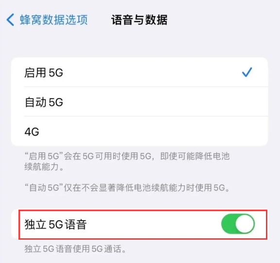 河源苹果14维修分享iPhone 14 Pro如何开启VoNR 