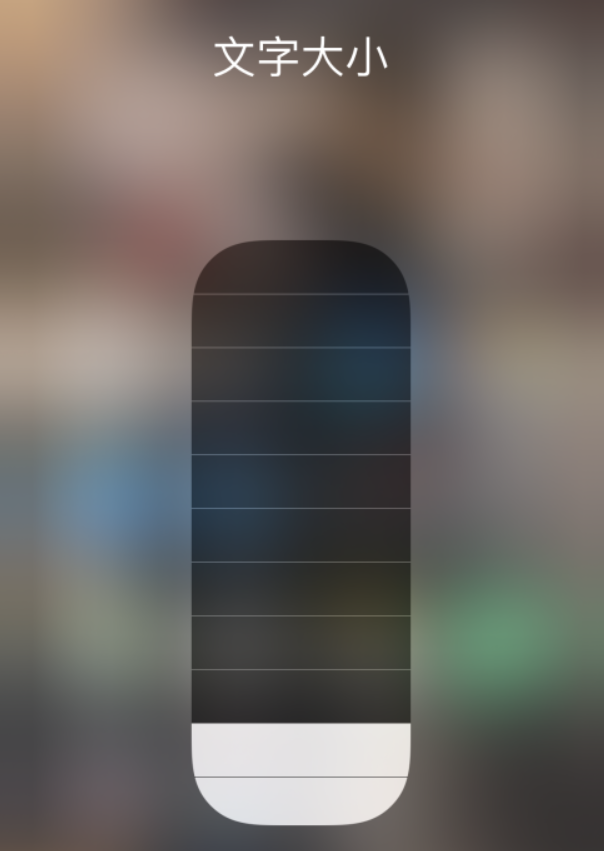 河源苹果手机维修分享小技巧：在 iPhone 控制中心快速调节字体大小 