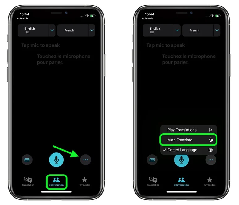 河源苹果手机维修分享iOS 15 “翻译” App 新改进 